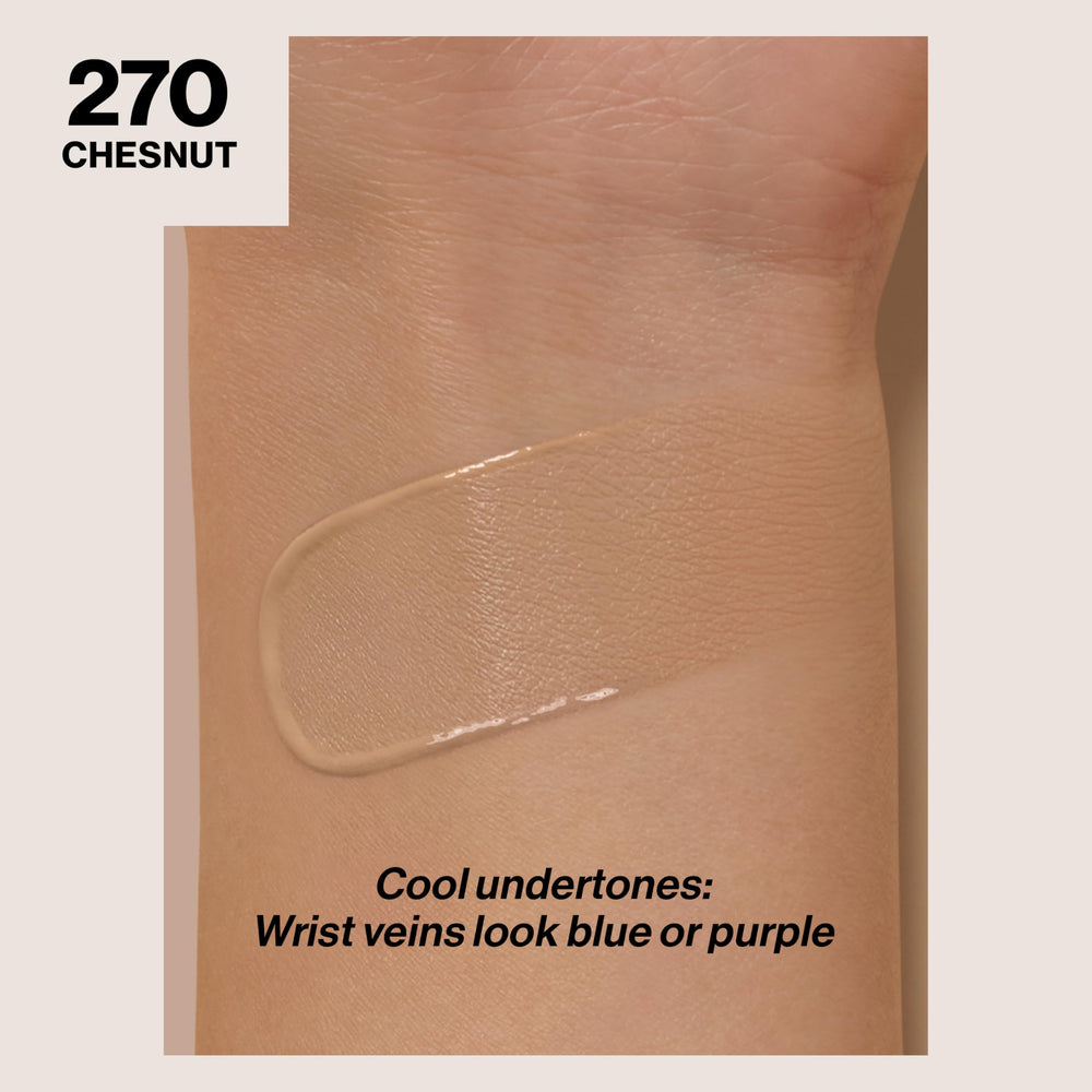 Revlon ColorStay pump dispensing texture highlighting buildable coverage