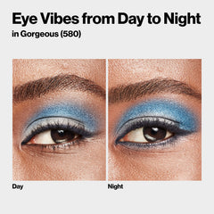 REVLON ColorStay applied on eyelid showing day-to-night transformation benefit