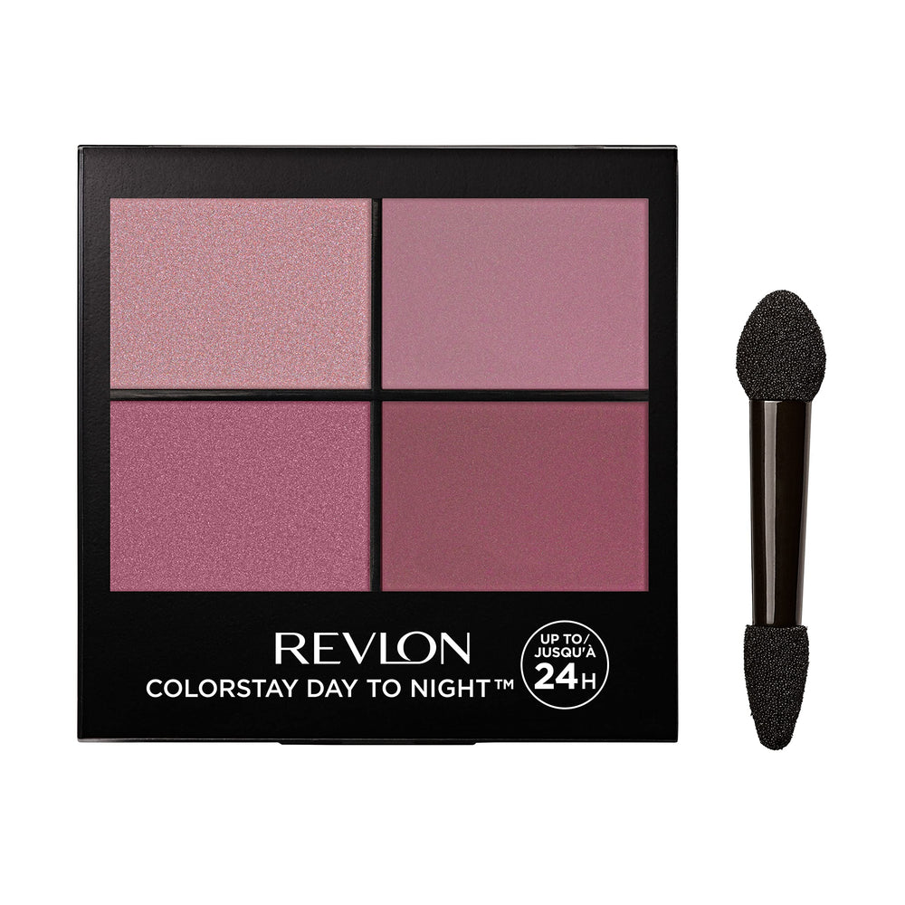 REVLON compact front view showing sleek palette and travel-ready design benefit portability