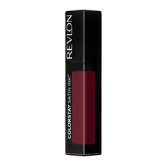 Revlon ColorStay Satin Ink front packaging showing shade and benefits