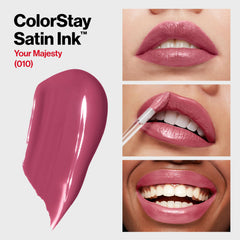 Revlon ColorStay Satin Ink applicator wand detail for precise application benefit accurate lines
