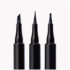 Revlon ColorStay pen next to a hand for size comparison and easy handling