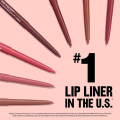 Revlon ColorStay beside a ruler for scale, small travel-friendly pencil benefit