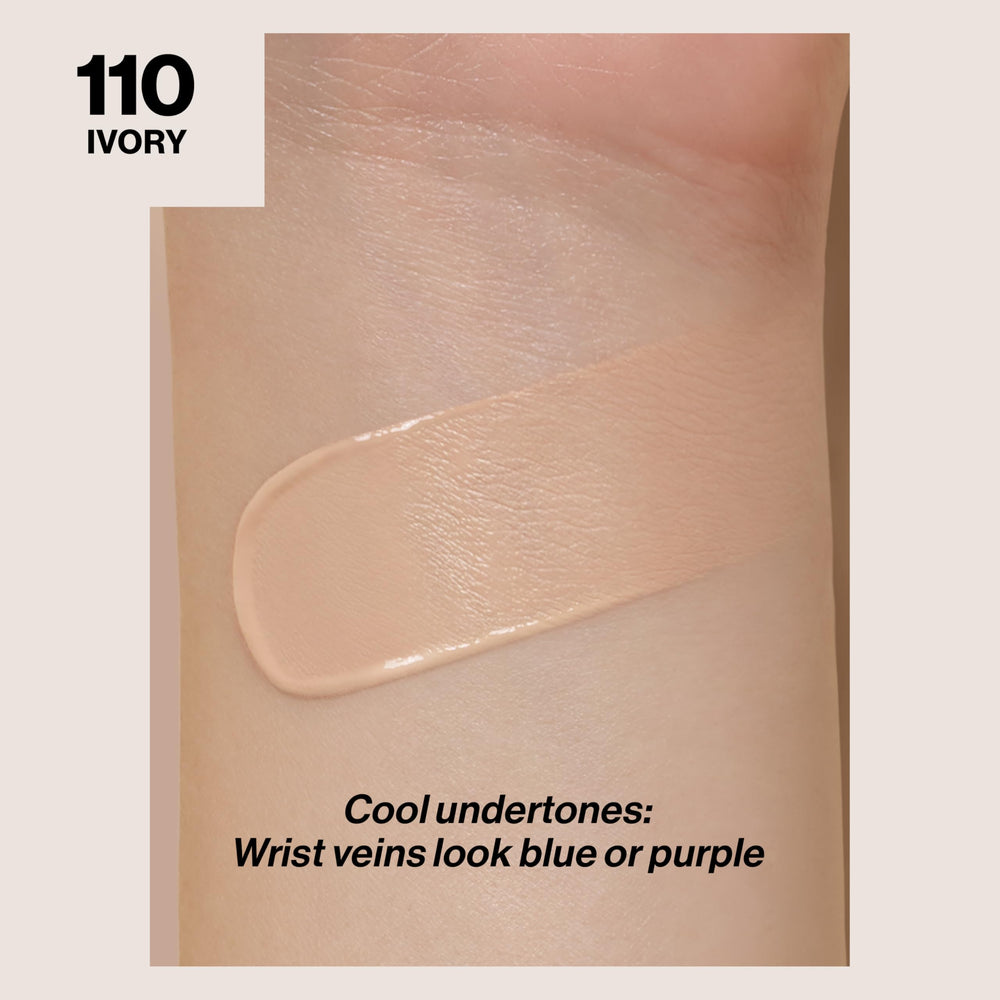 Revlon ColorStay texture close-up revealing smooth, blendable formula for breathable coverage