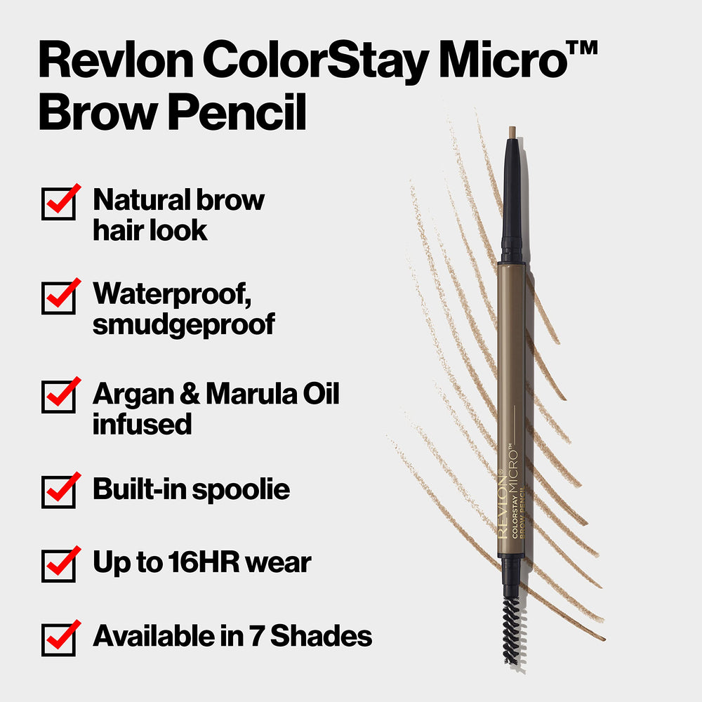 Revlon ColorStay built-in spoolie brush detail blends product for natural finish