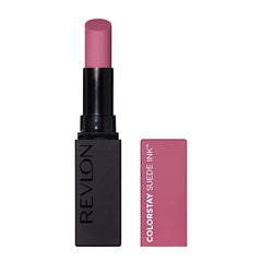 Revlon ColorStay Suede Ink front packaging showing shade and finish for bold wear