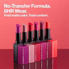 Revlon open cap close-up revealing applicator and secure seal benefit
