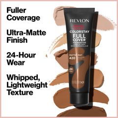 Revlon foundation texture close-up highlighting smooth blendability benefit