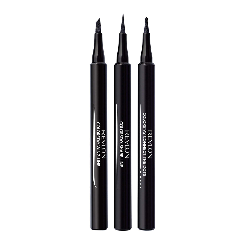 Revlon ColorStay Triple Edge angled tip close-up for precise wing application