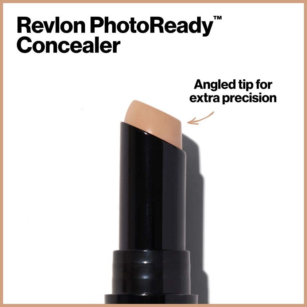 Revlon concealer angled tip closeup demonstrating precision applicator for targeted coverage benefit