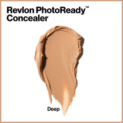 Revlon concealer applied under eye showing targeted correction and brighter appearance benefit
