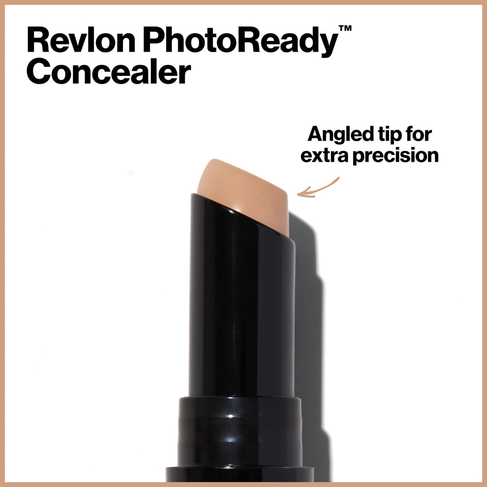 Revlon concealer applied under eye demonstrating natural coverage benefit