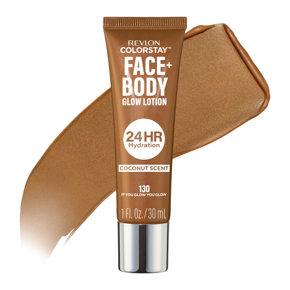 Revlon front bottle showing label and glow benefits