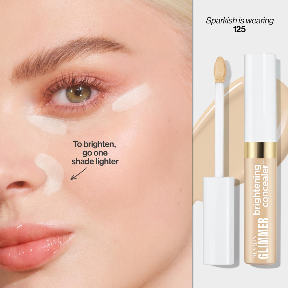 Revlon Glimmer applicator wand close-up demonstrating smooth precise application