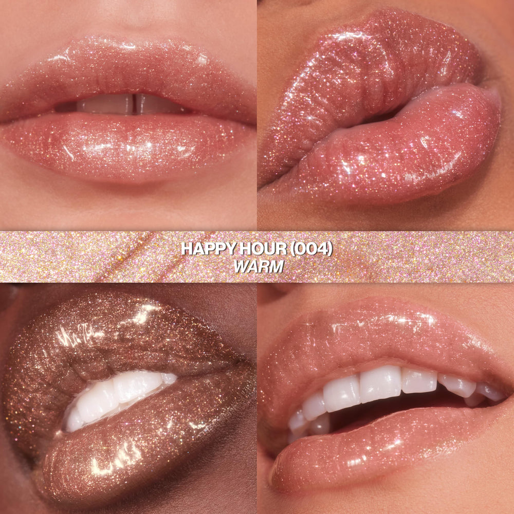 REVLON glimmer gloss oversized applicator closeup for even shimmer application