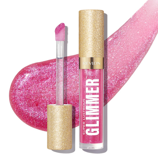 REVLON front packaging showing Rose Glow shade and high-shine benefit