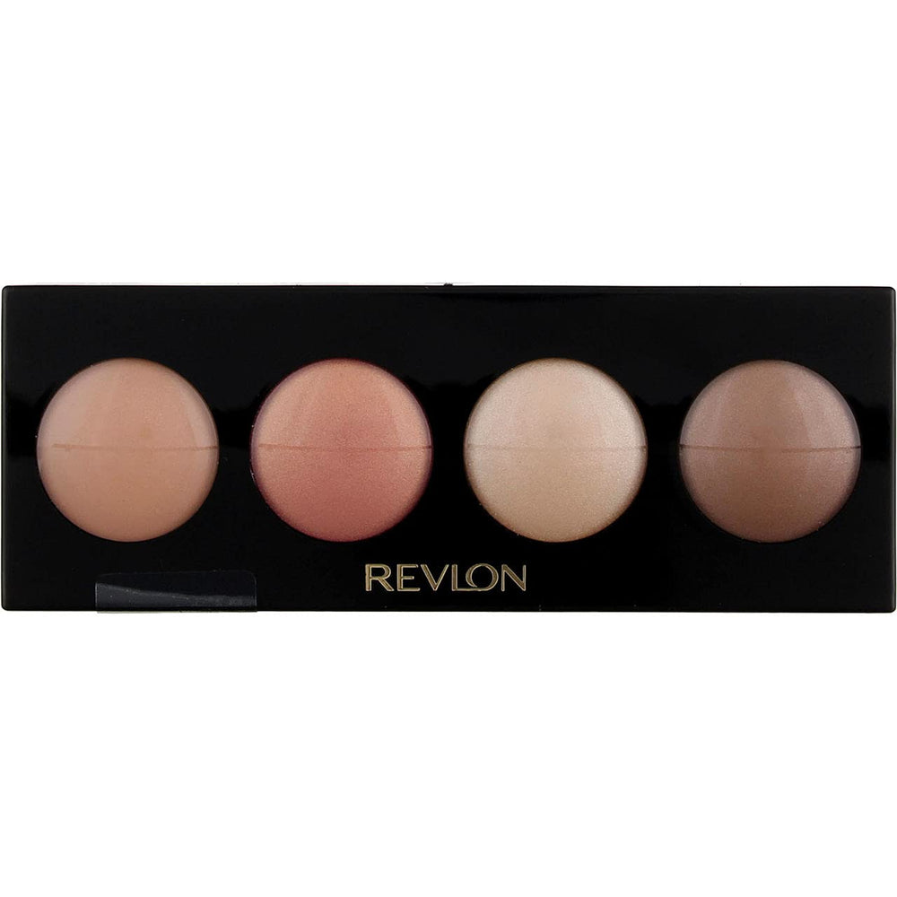 Revlon product applied on an eyelid showing luminous color and longwear benefit