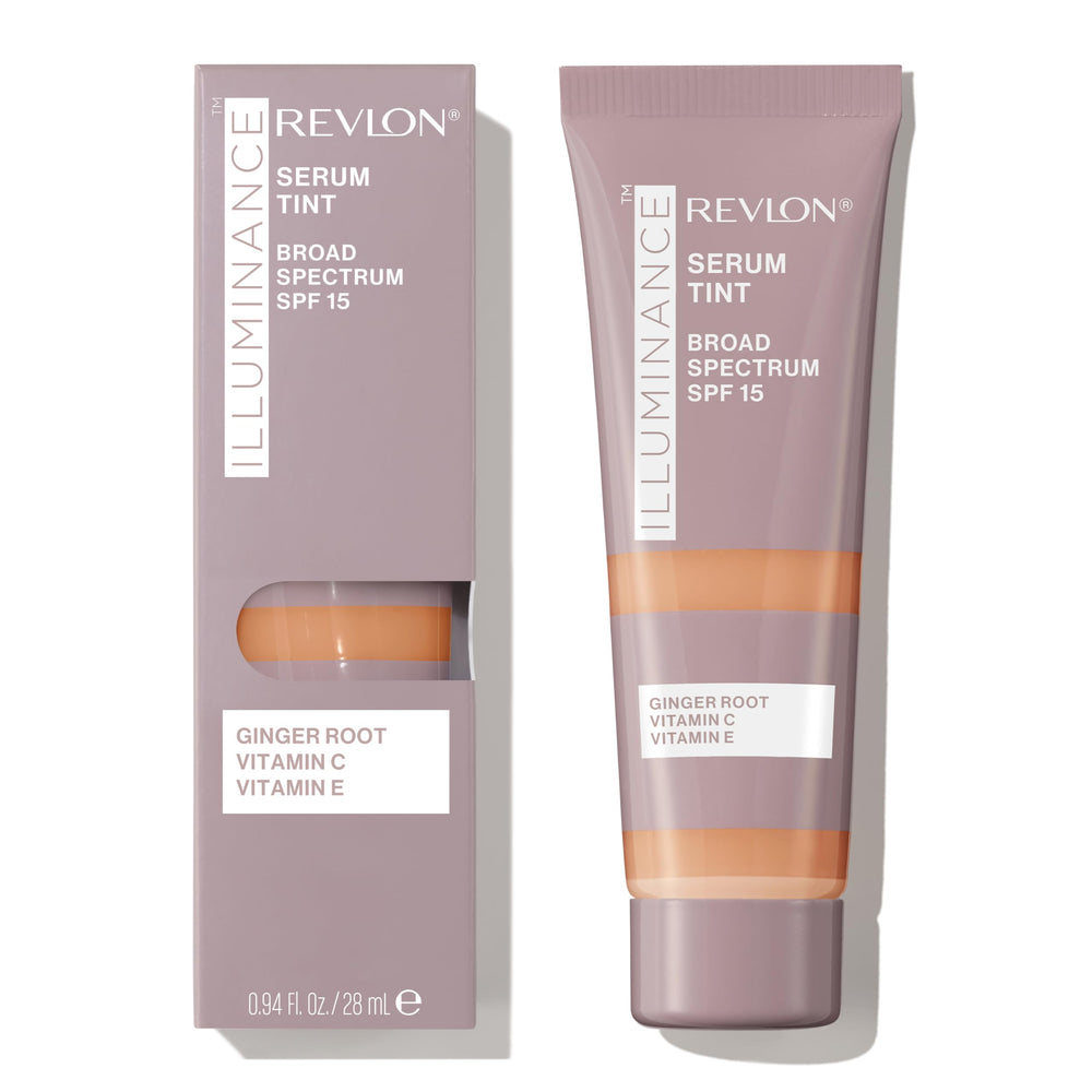 Revlon Illuminance front packaging showing shade 409 Brulee and benefits
