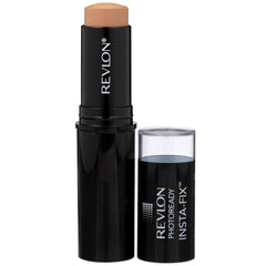 Revlon Insta-Fix stick front view showing compact design and easy twist-up application