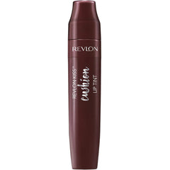 REVLON Kiss Cushion Lip Tint front packaging showing shade Wine Trip and compact size — convenient color