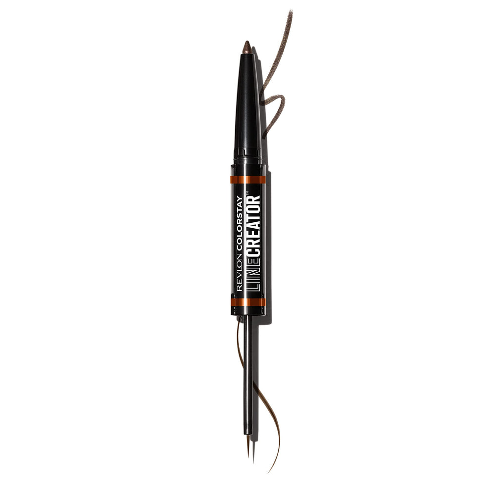 REVLON line creator finished eye look in a dressed-up setting
