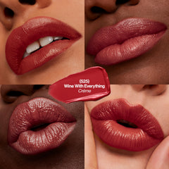 Revlon lipstick bullet close-up illustrating creamy texture