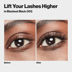 Revlon mascara texture swirl demonstrating creamy, buildable formula