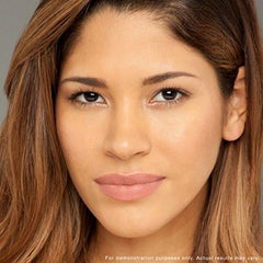 Revlon Matte Balm Enchanting Triple Butter Complex graphic showing nourishing ingredients benefit