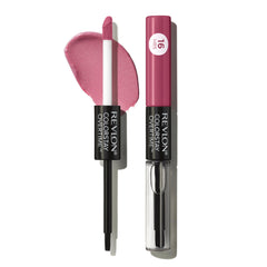 Revlon packaging label detail showing ingredients and shade name clarity