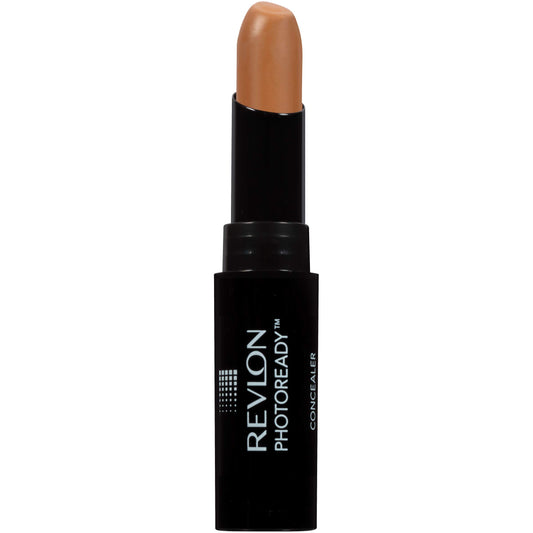 Revlon PhotoReady concealer stick front view showing compact design and shade label benefit easy storage