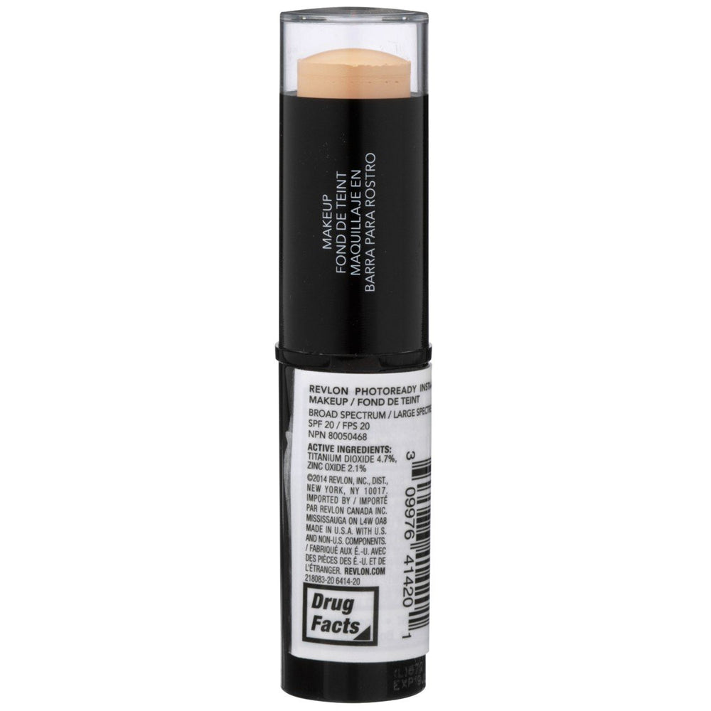 Revlon PhotoReady stick applied to skin closeup demonstrating coverage benefit