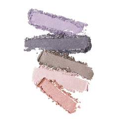 REVLON open palette top view revealing five purple shades and built‑in primer for easy use