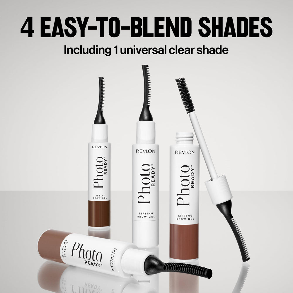 Revlon ingredient label featuring Provitamin B5 for conditioned brow hairs