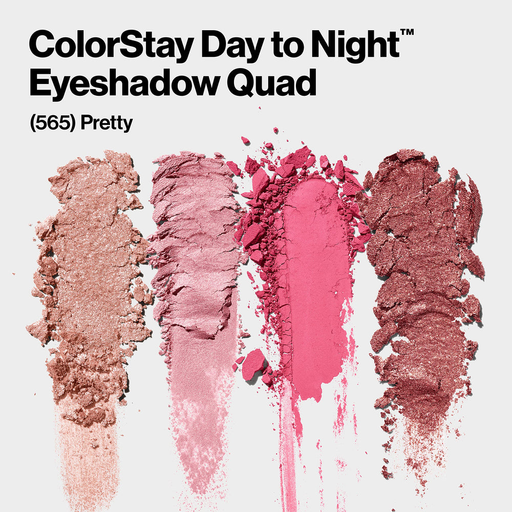 REVLON open quad top-down view showing four coordinated shades for day-to-night looks
