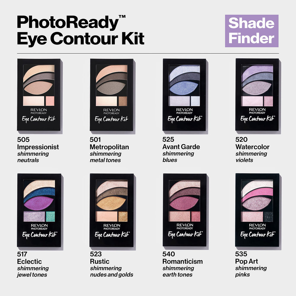 Revlon Romaticism applied on model eye showing defined contour and wearable glam