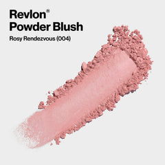 Revlon pan close-up reveals microfine powder texture for smooth blending