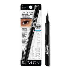 REVLON front packaging showing Sharp Line pen and benefits