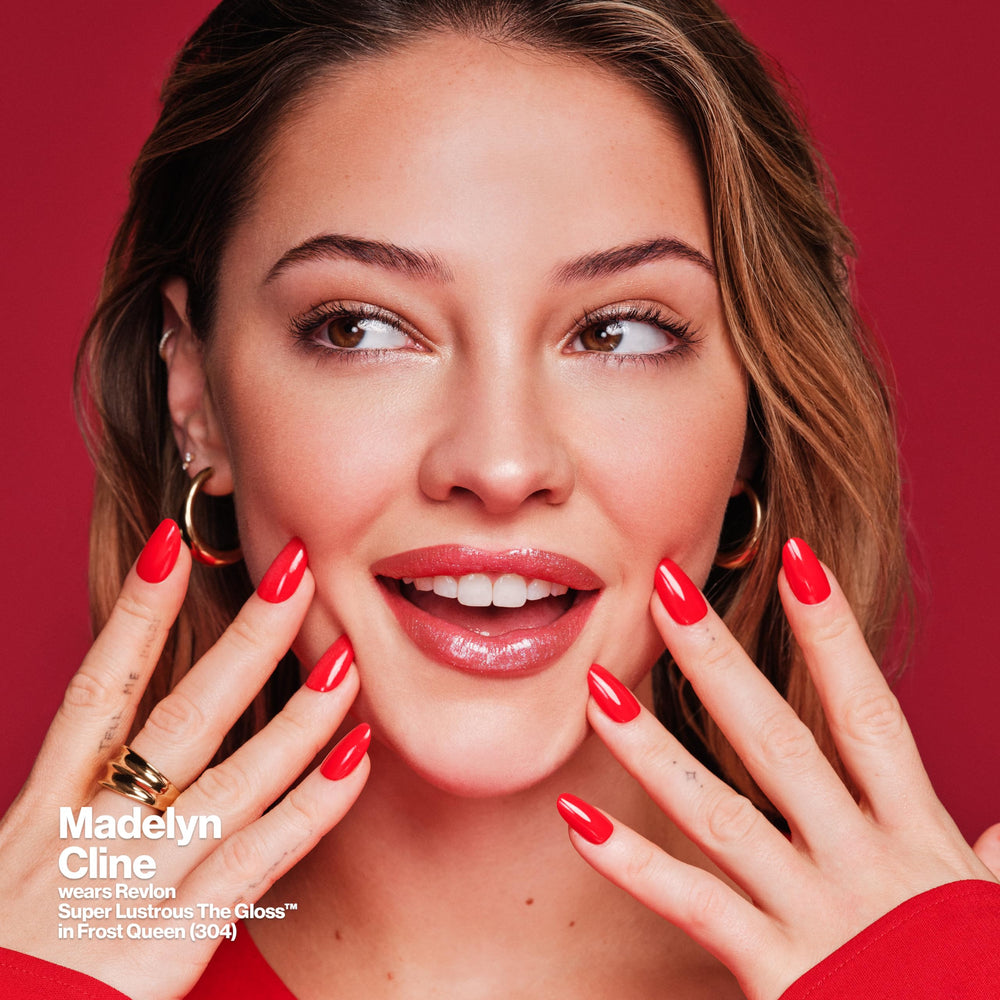 REVLON back label close-up displaying ingredients list for transparency