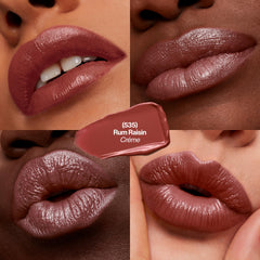 Revlon Super Lustrous bullet close-up in Rum Raisin — creamy smooth application
