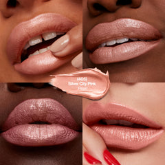 Revlon Super Lustrous open lipstick bullet close-up for smooth application benefit