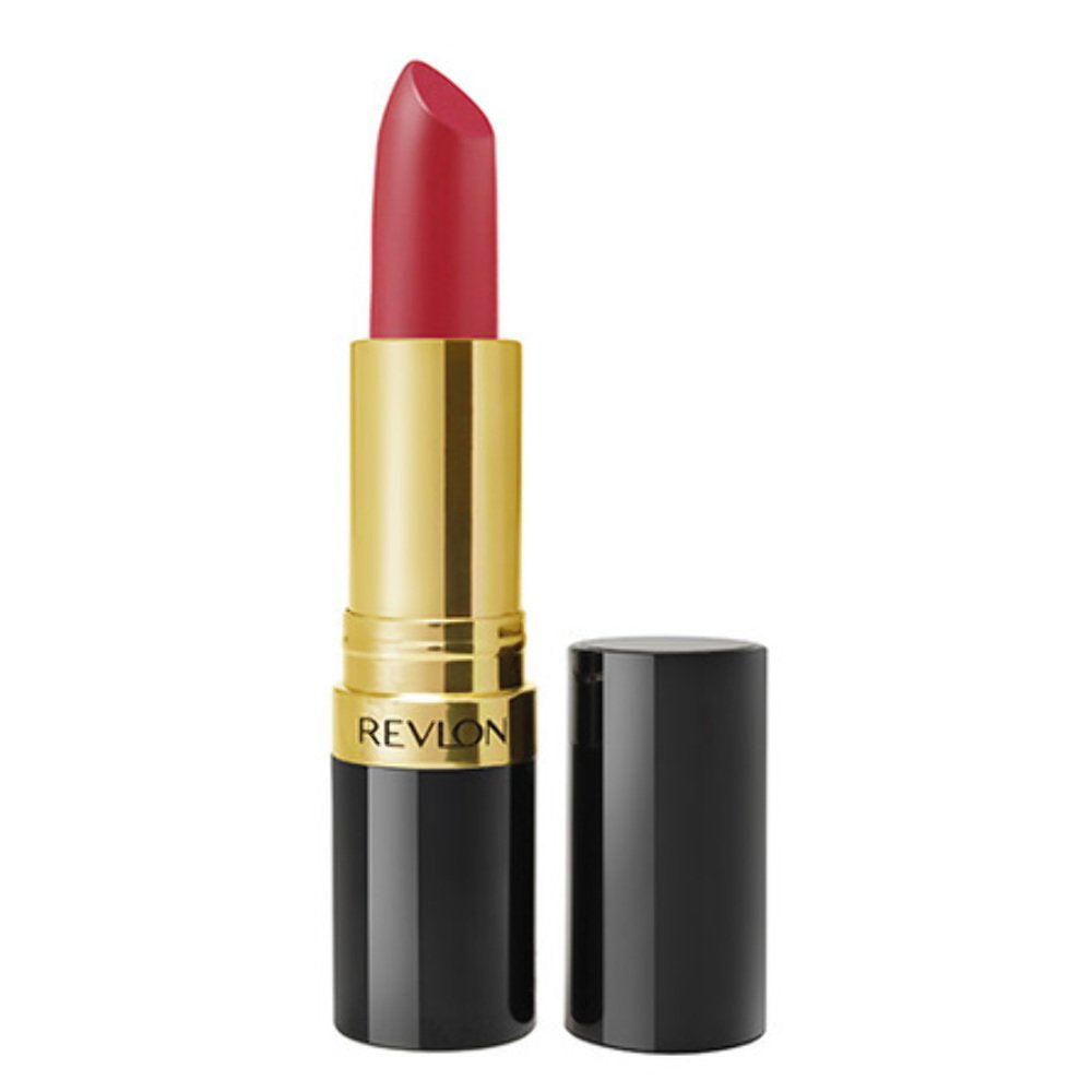 Revlon Super Lustrous Really Red front packaging showing product and shade benefits