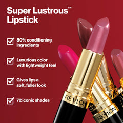 REVLON product base label with shade name Pink Velvet for quick shade identification benefit