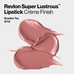 Revlon lipstick beside coin for size scale demonstrating portable, purse-friendly design