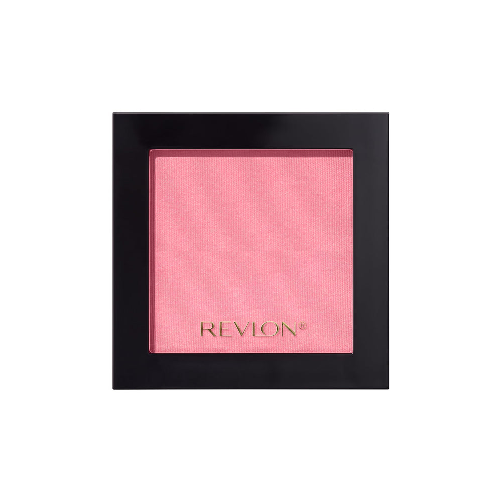 Revlon compact front view showing sleek packaging and brand appeal