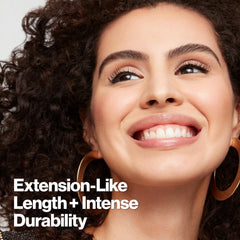 Revlon Xtensionnaire applied on eye demonstrating lifted, defined lashes benefit