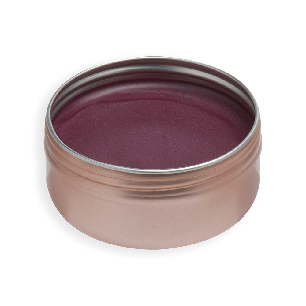 Revolution Beauty London balm blended on cheek close-up for natural dewy glow