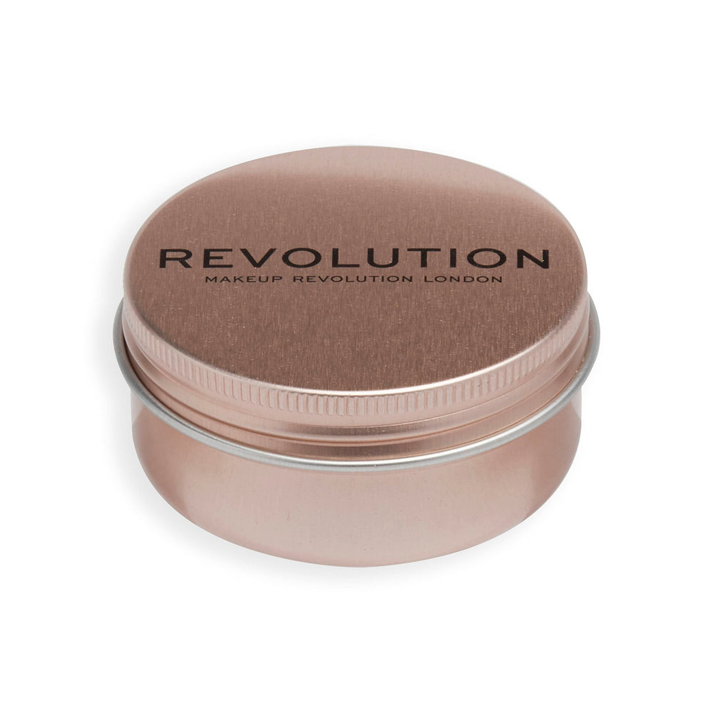 Revolution Balm Glow used on lips and lids showing cohesive multi-use convenience