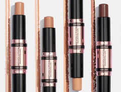 Revolution Beauty contour stick inside makeup bag with mirror for on-the-go use