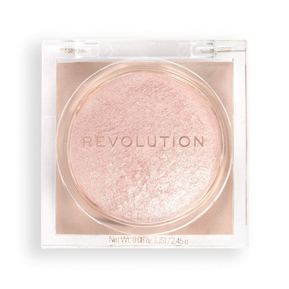 Revolution Beauty London compact front showing sleek travel-ready packaging and elegance