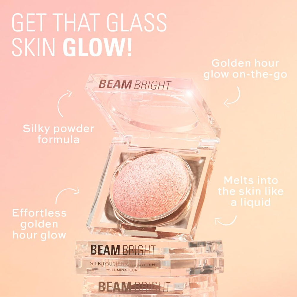 Revolution Beauty London compact inside makeup bag showing on-the-go application benefit